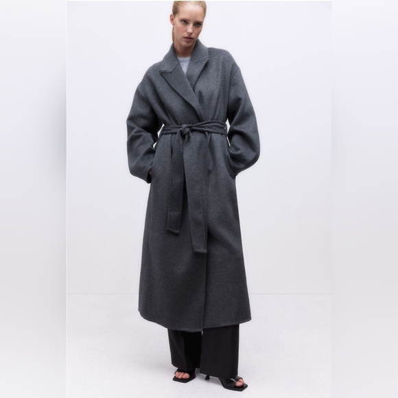HANDMADE WOOL-BLEND COAT